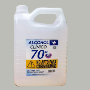 Alcohol Clínico 70 ° Presentación de galón marca Sani