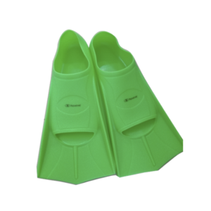 Aletas de natación color verde marca Aquatek