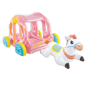 Carruaje de princesa inflable marca Intex