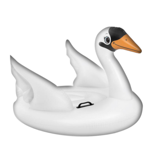 Flotador de cisne marca Intex