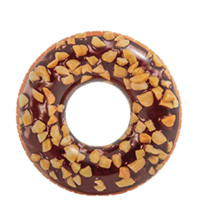 Flotador de dona de chocolate marca Intex