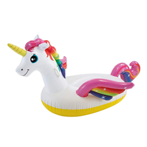 Flotador estilo unicornio marca Intex