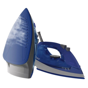Plancha de vapor color azul con suela de ceramica marca Oster