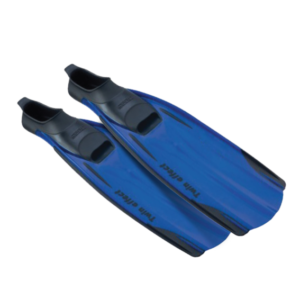 Aletas para buceo color azul marca Aquatek