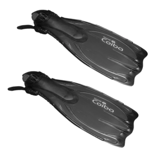 Aletas para buceo color negro marca Aquatek