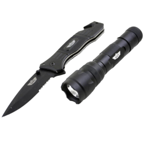 Combo de lampara de bateria y puñal (Set de dos piezas) marca UZI